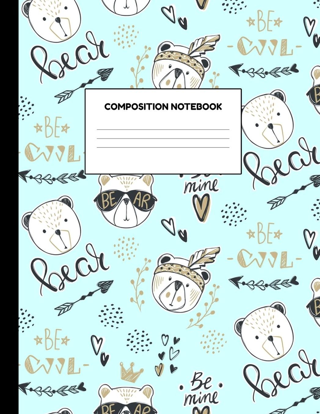 Composition Notebook: Wide Ruled Paper Notebook Journal - Blank Lined Workbook for Teens Kids Students Girls for Home School College for Writing Notes