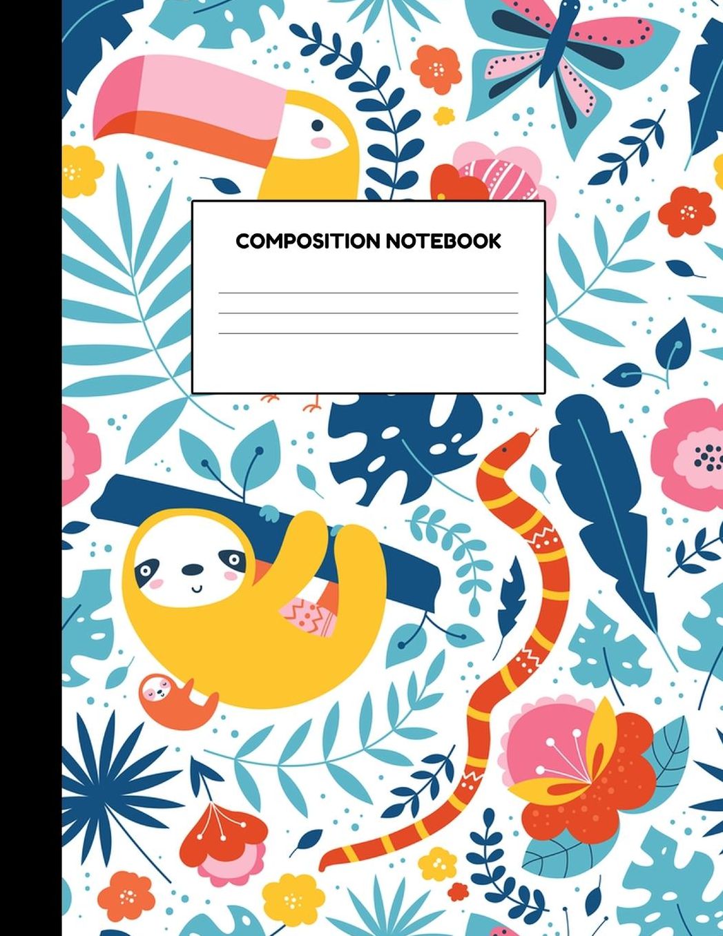 Composition Notebook: Wide Ruled Paper Notebook Journal - Blank Lined Workbook for Teens Kids Students Girls for Home School College for Writing Notes