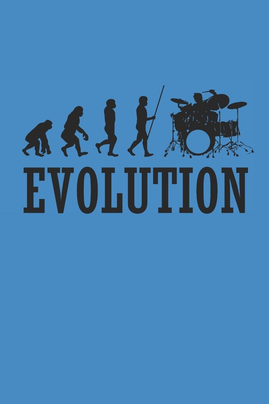 Evolution: SCHLAGZEUG NOTIZBUCH Drummer Notebook Drums Journal 6x9 kariert