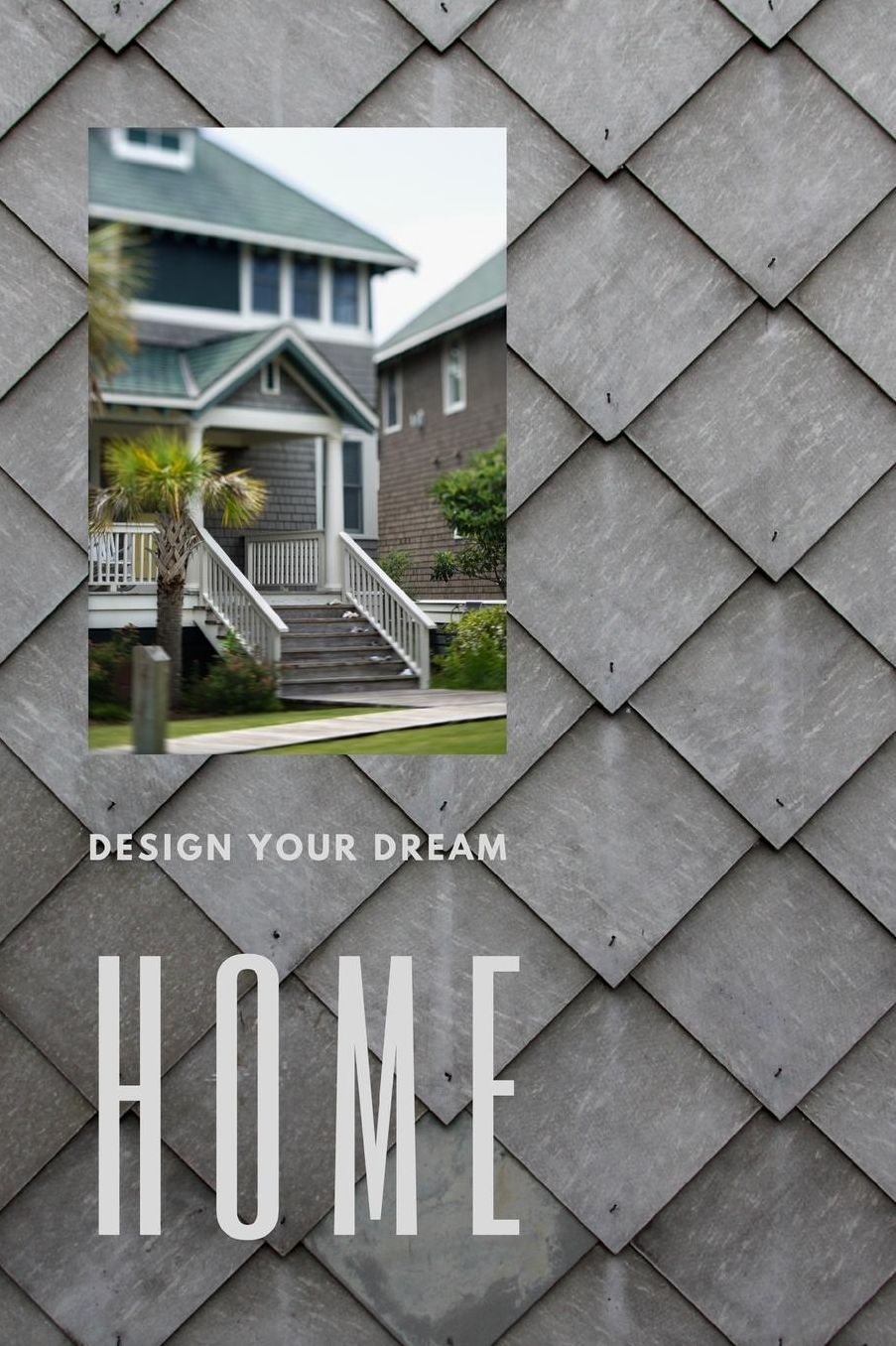 Design Your Dream Home: Notebook waiting for your inspiration to fill its 120 graph pages. 6*9 - Hardy matte cover finish - white interior.