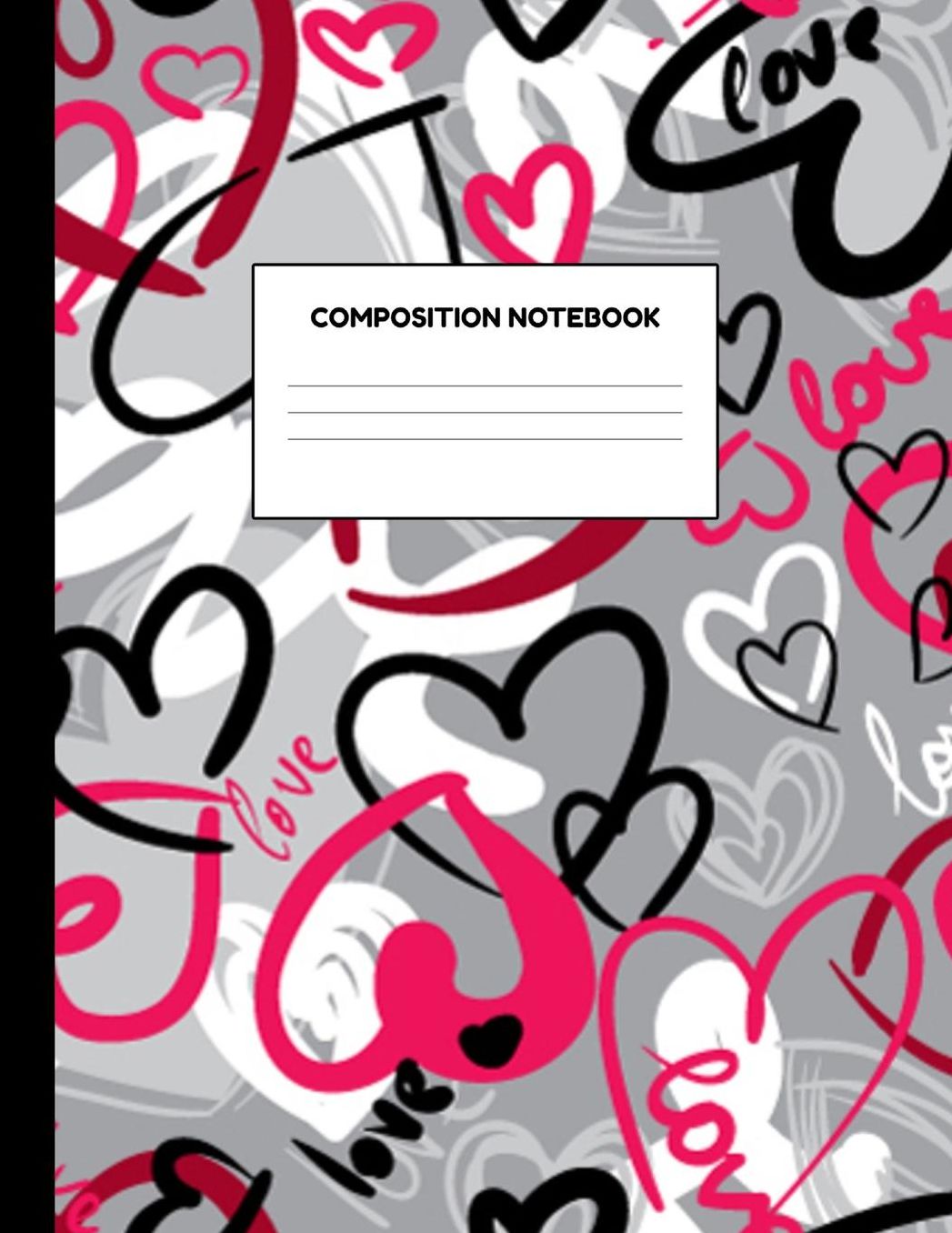 Composition Notebook: Wide Ruled Paper Notebook Journal - Blank Lined Workbook for Teens Kids Students Girls for Home School College for Writing Notes
