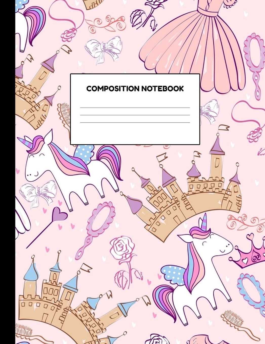 Composition Notebook: Wide Ruled Paper Notebook Journal - Blank Lined Workbook for Teens Kids Students Girls for Home School College for Writing Notes