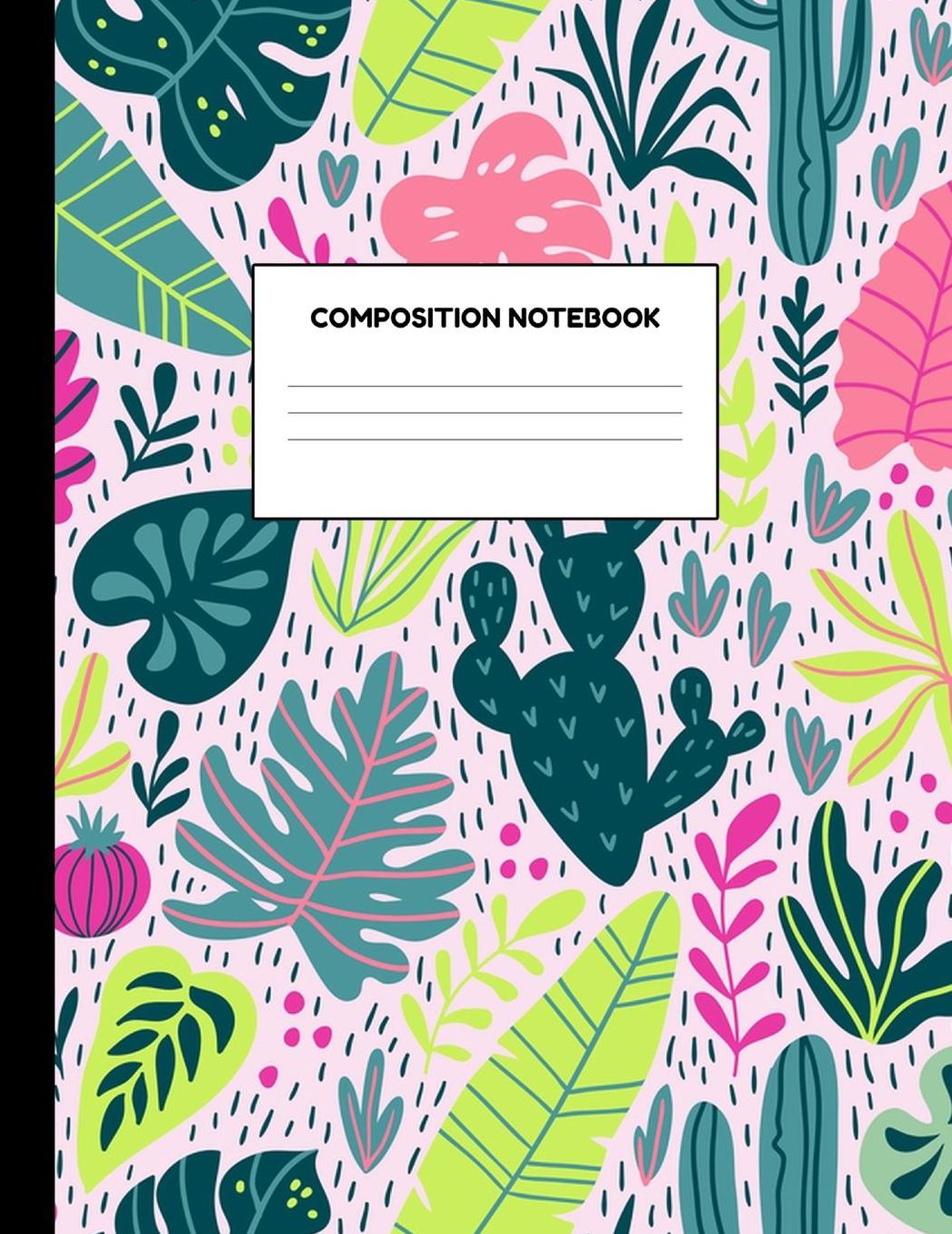 Composition Notebook: Wide Ruled Paper Notebook Journal - Blank Lined Workbook for Teens Kids Students Girls for Home School College for Writing Notes