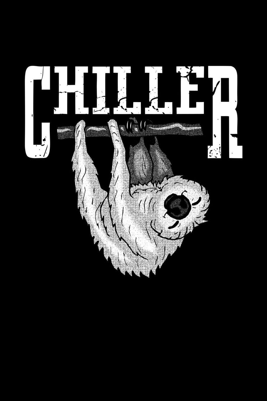 Chiller: cuaderno Gracioso perezoso pereza enfriar tragamonedas Feliz juego de palabras don ocurrencia - 120 Vacï¿½o renglones empapelar agenda libreta de apuntes talonario cuaderno revista Para reinterpretaciï¿½n Para El Trabajo, Escuela, Maestra