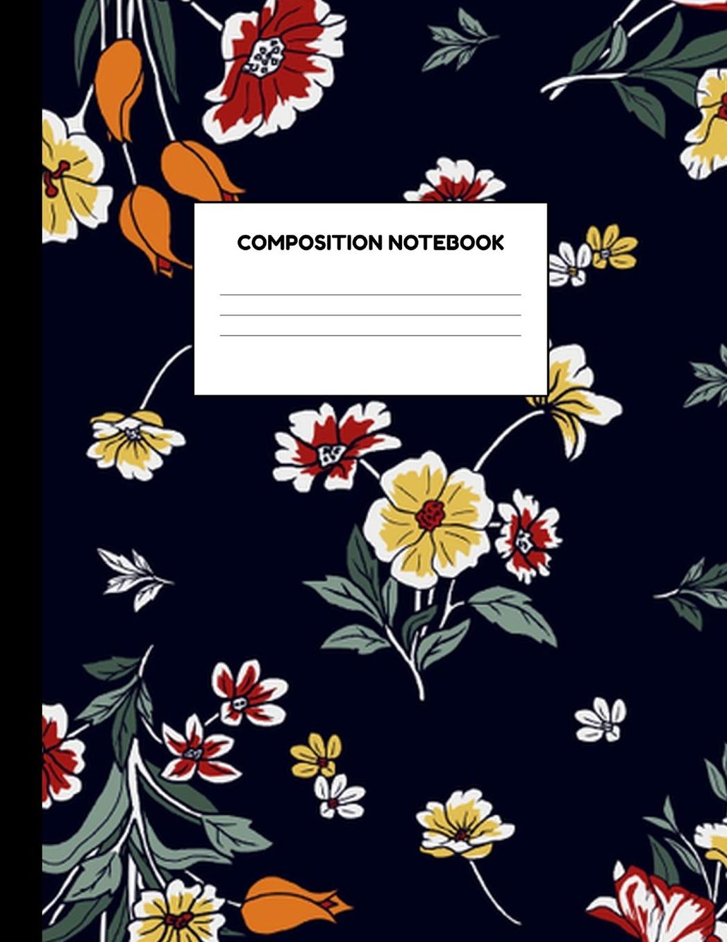 Composition Notebook: Wide Ruled Paper Notebook Journal - Blank Lined Workbook for Teens Kids Students Girls for Home School College for Writing Notes