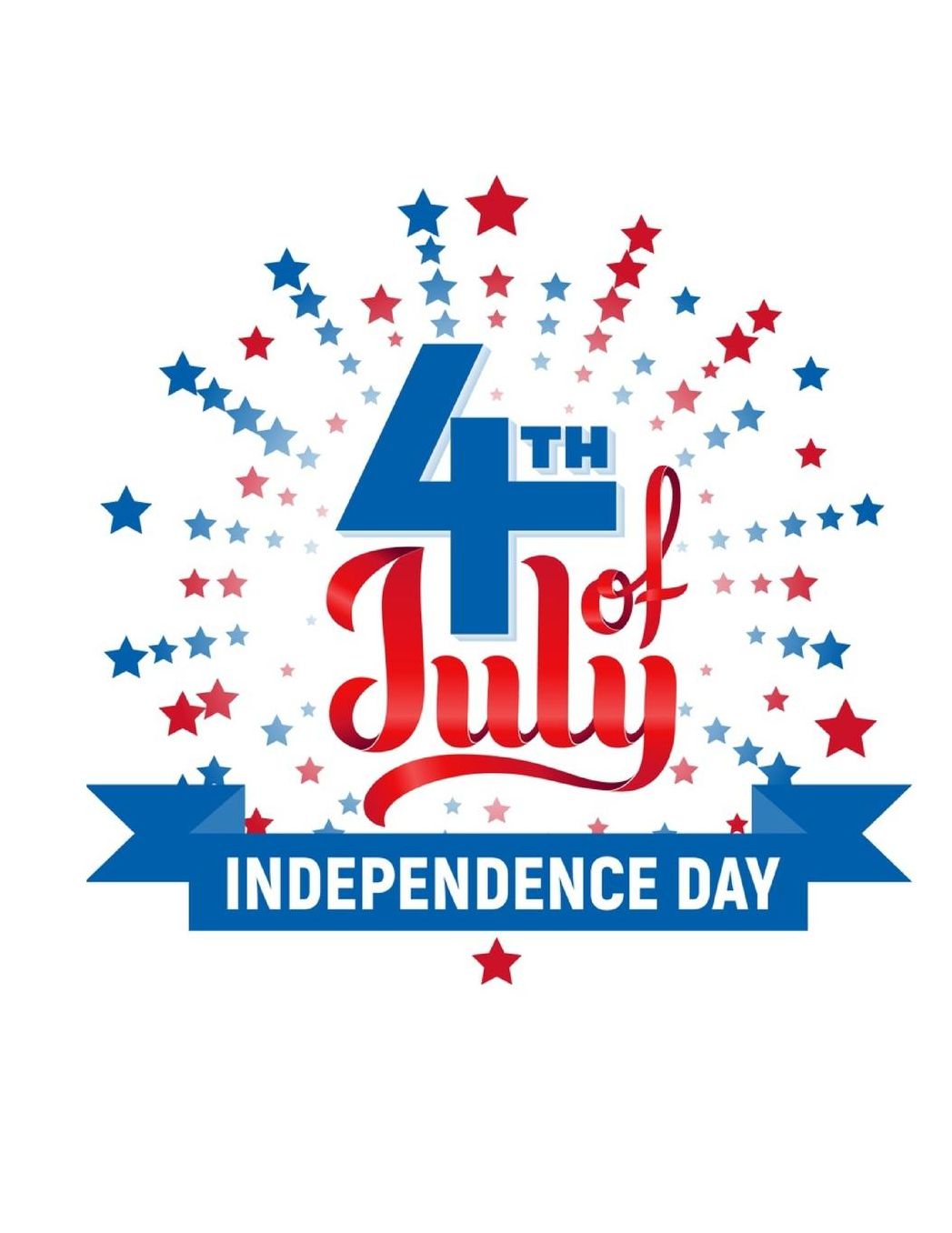 The 4th of July Independence Day Journal 8.5 x 11 Blank, to write in, lined pages, college ruled, 150 pages