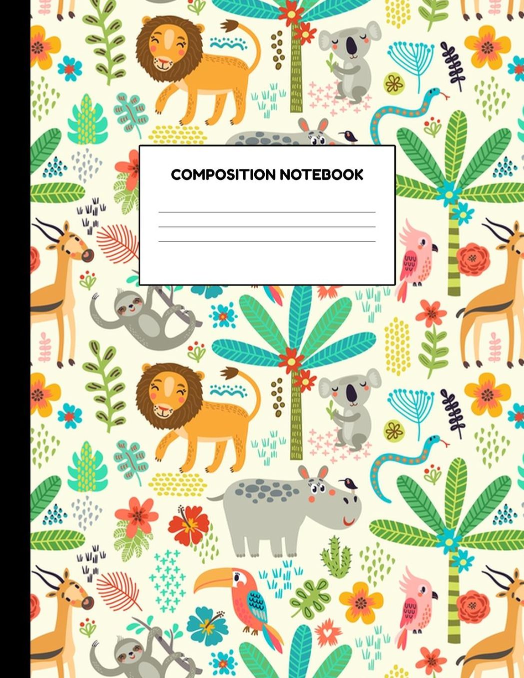 Composition Notebook: Wide Ruled Paper Notebook Journal - Blank Lined Workbook for Teens Kids Students Girls for Home School College for Writing Notes