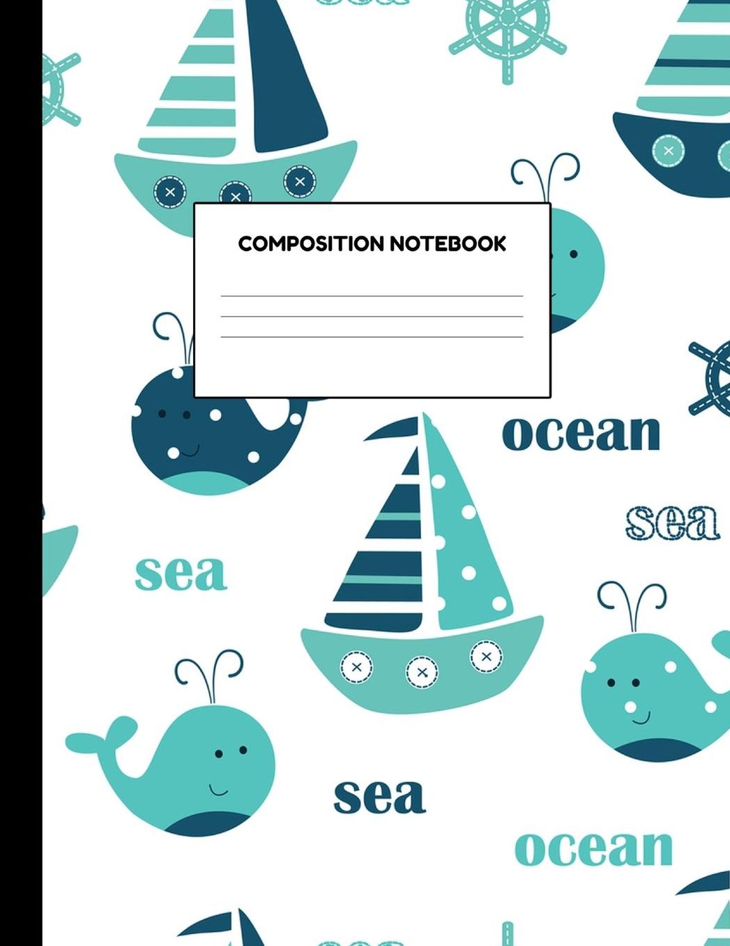 Composition Notebook: Wide Ruled Paper Notebook Journal - Blank Lined Workbook for Teens Kids Students Girls for Home School College for Writing Notes