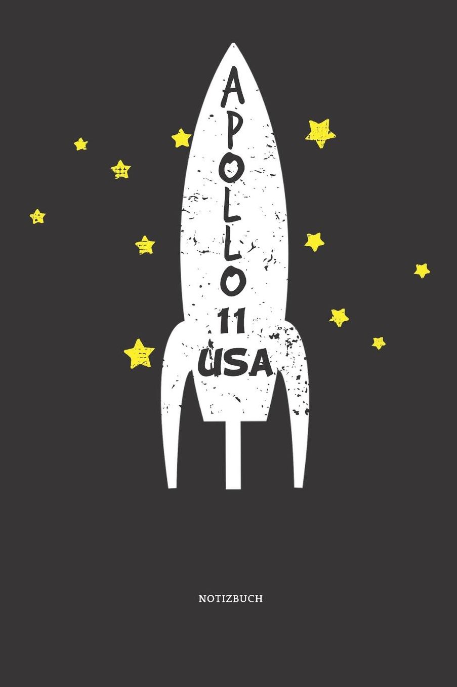 Notizbuch: Apollo 11 Mandala Notizbuch / Tagebuch / Journal mit 120 leeren Linierte Seiten astronaut,