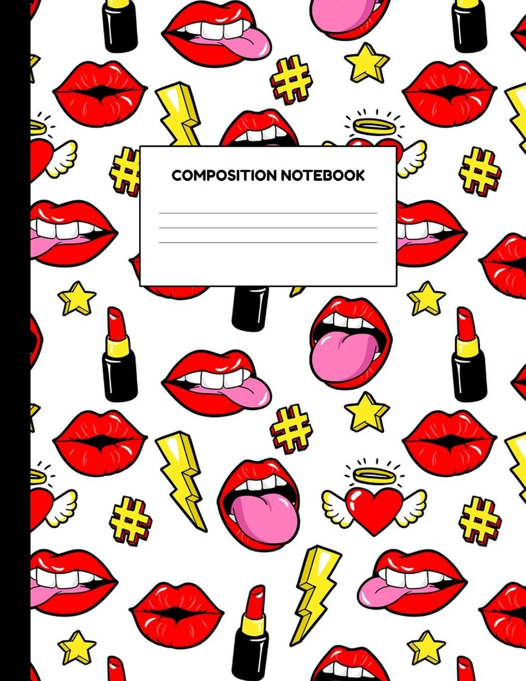 Composition Notebook: Wide Ruled Paper Notebook Journal - Blank Lined Workbook for Teens Kids Students Girls for Home School College for Writing Notes