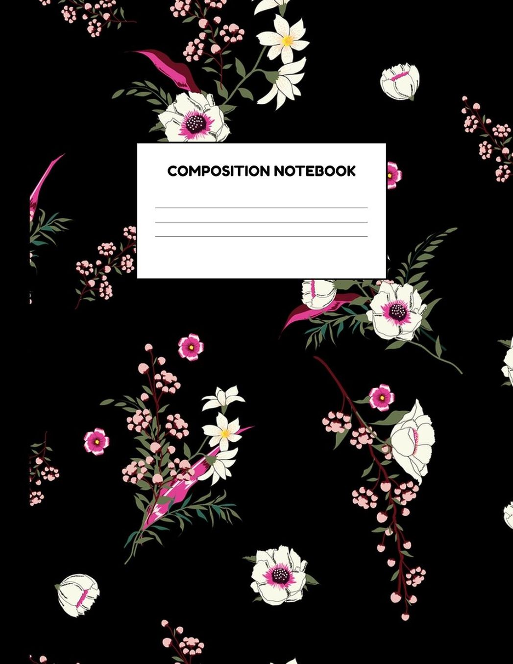 Composition Notebook: Wide Ruled Paper Notebook Journal - Blank Lined Workbook for Teens Kids Students Girls for Home School College for Writing Notes