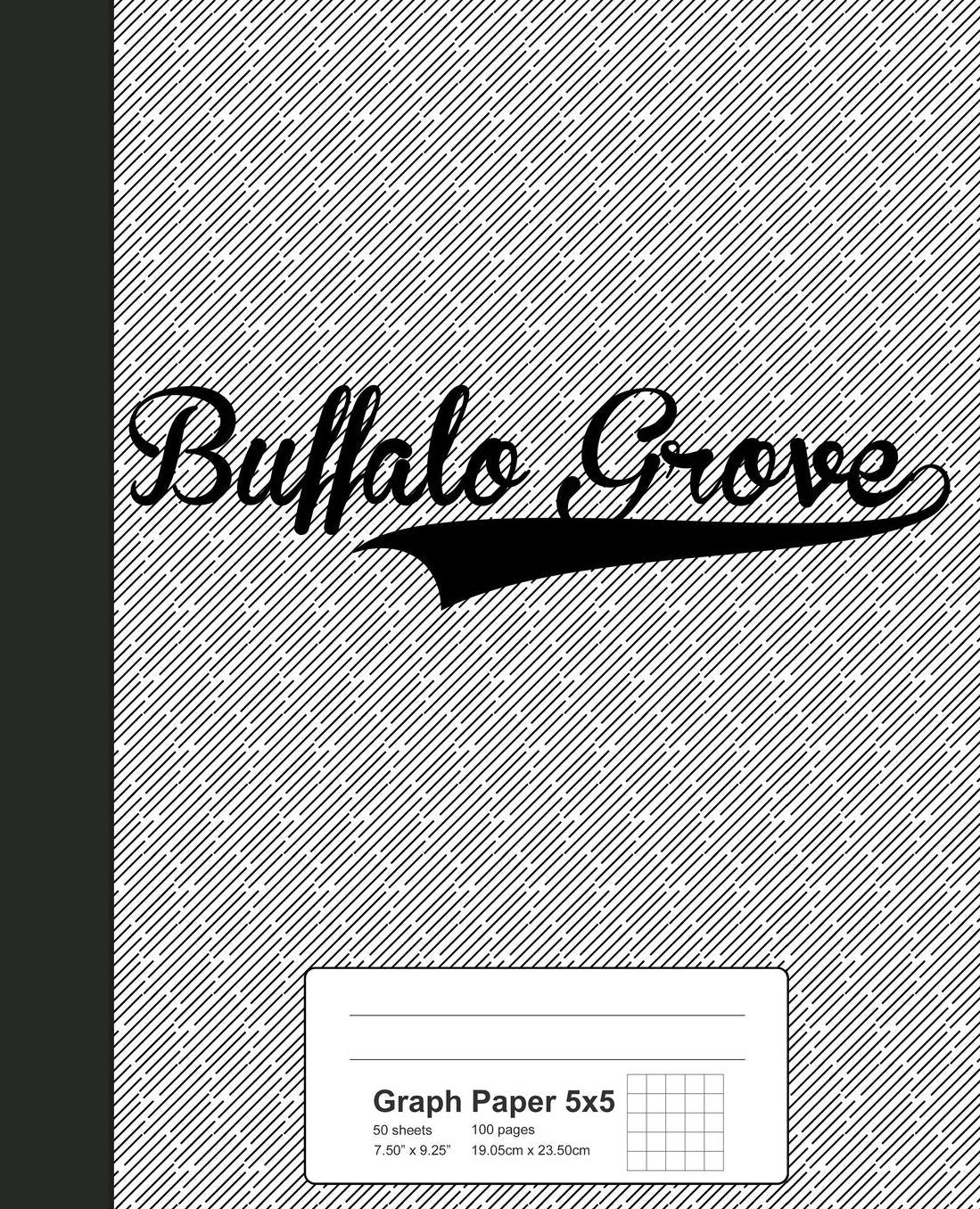 Graph Paper 5x5: BUFFALO GROVE Notebook