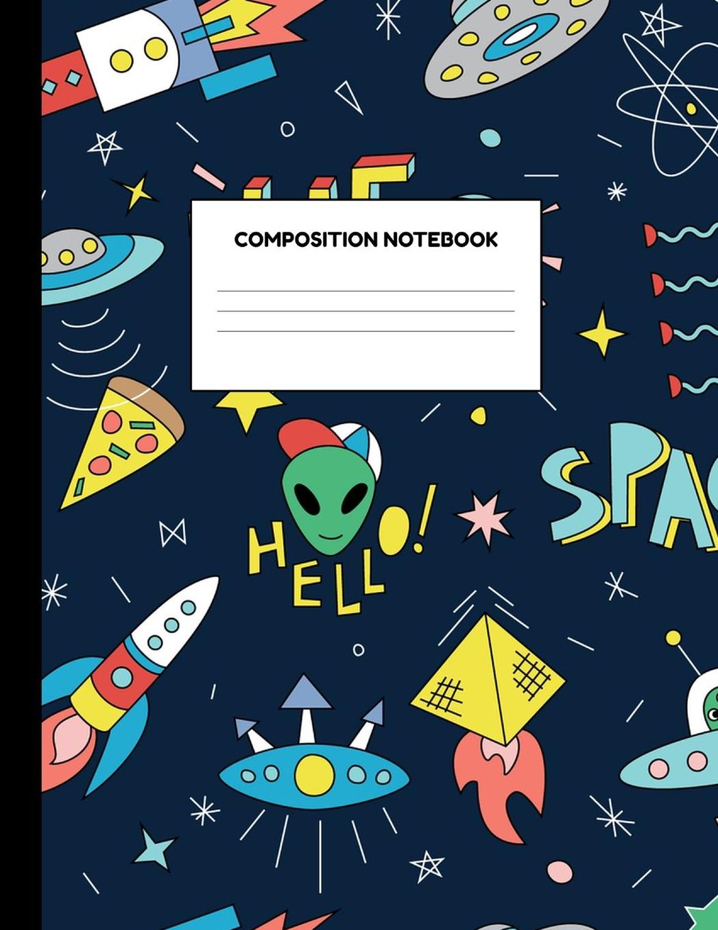 Composition Notebook: Wide Ruled Paper Notebook Journal - Blank Lined Workbook for Teens Kids Students Girls for Home School College for Writing Notes