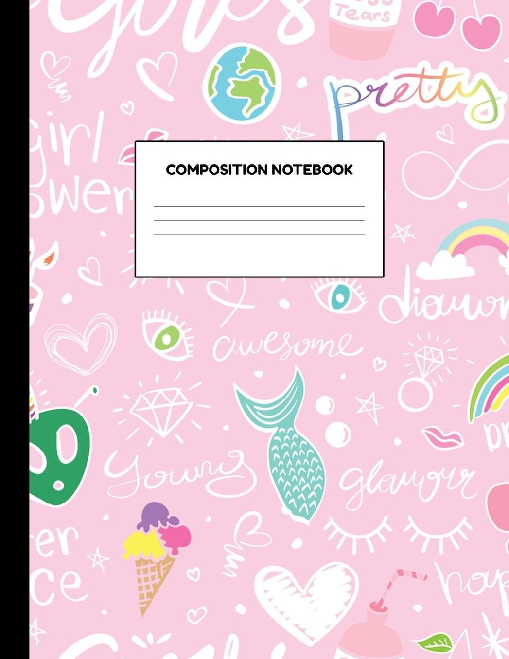 Composition Notebook: Wide Ruled Paper Notebook Journal - Blank Lined Workbook for Teens Kids Students Girls for Home School College for Writing Notes