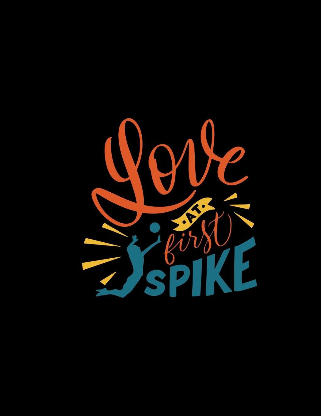 Love at First Spike: Daily Academic Agenda - Volleyball Student Planner August 2019 - June 2020 - School Tasks Organizer