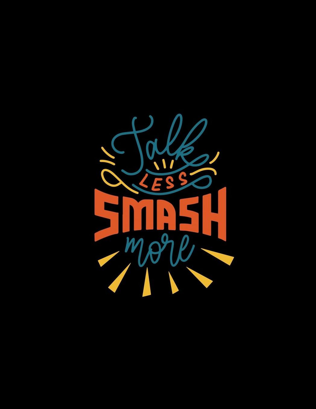 Talk Less Smash More: High School Academic Yearly Organizer - Appointment Notebook- 2019 - 2020 Volleyball Student Planner