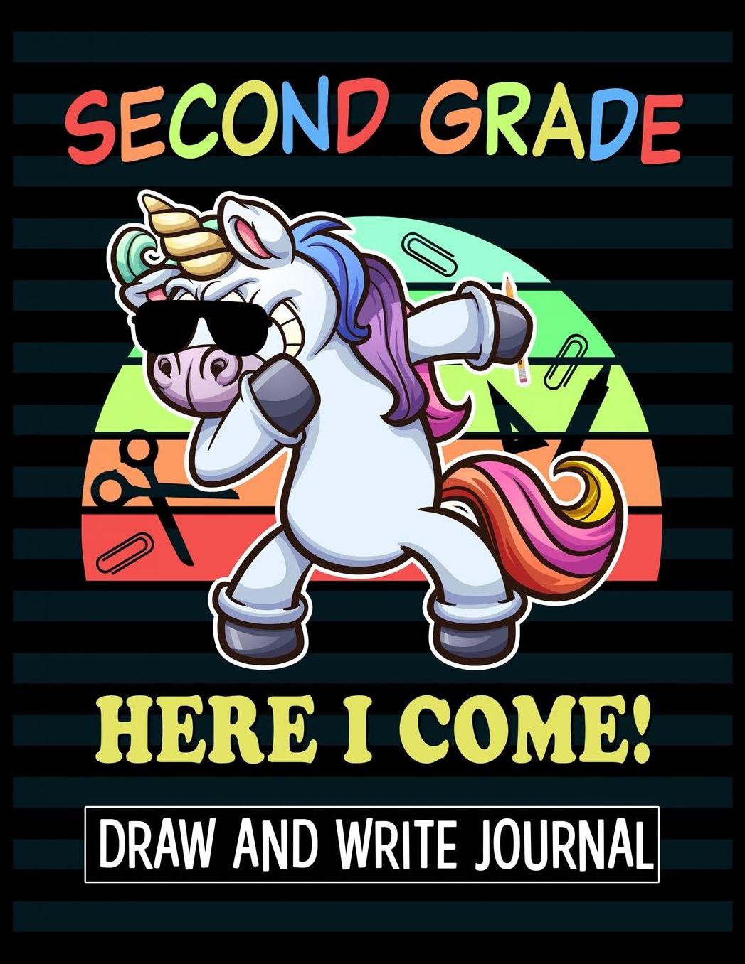 Second Grade Here I Come Draw and Write Journal: Kids Sloth 2nd Grade Back to School Book with sections and lines to write notes in class.