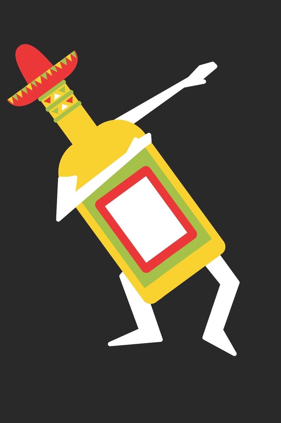 Cinco De Mayo Notebook - Dabbing Tequila Funny Dab Cinco De Mayo Drinking - Cinco De Mayo Journal - Cinco De Mayo Diary: Medium College-Ruled Journey Diary, 110 page, Lined, 6x9 (15.2 x 22.9 cm)