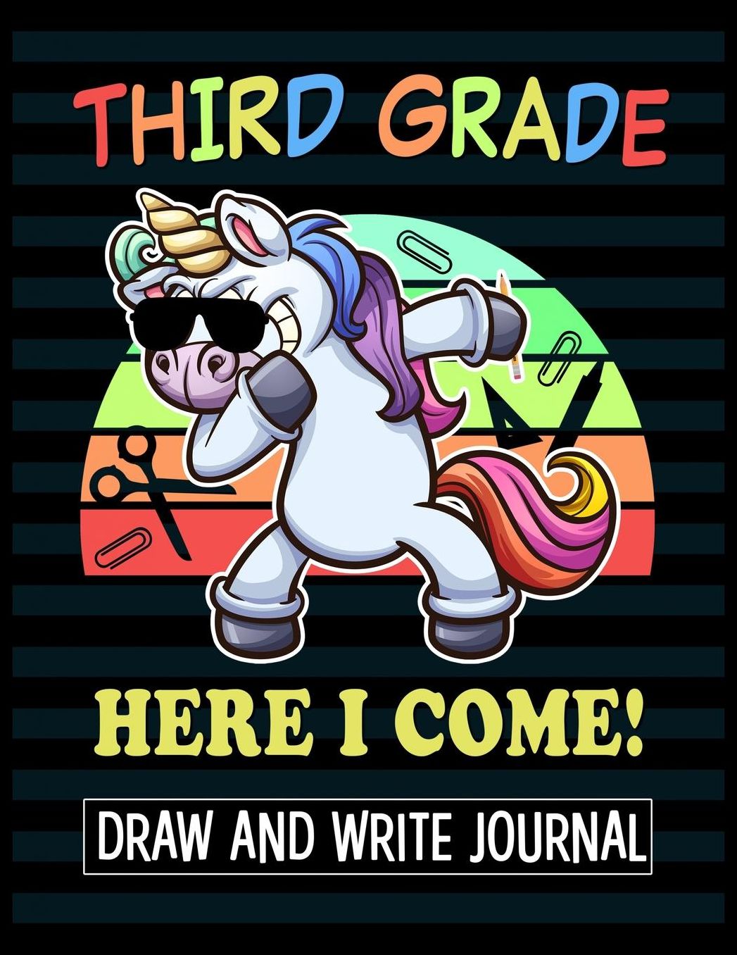 Third Grade Here I Come Draw and Write Journal: Kids Sloth 3rd Grade Back to School Book with sections and lines to write notes in class.