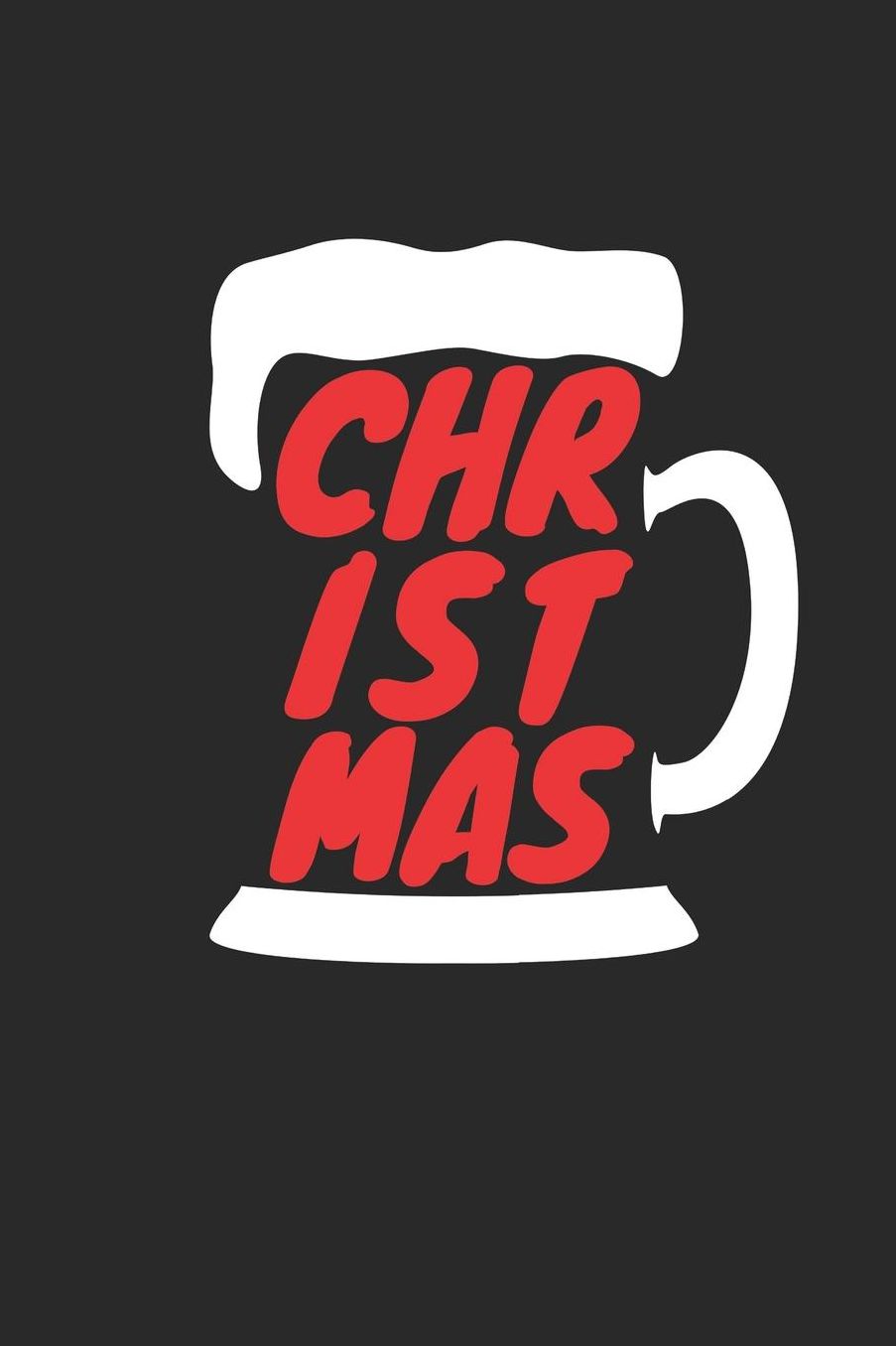Christmas Notebook 'Beer with Santa Hat' - Funny Beer Christmas Dad Xmas Gift For Beer Lover - Christmas Journal: Medium College-Ruled Journey Diary, 110 page, Lined, 6x9 (15.2 x 22.9 cm)