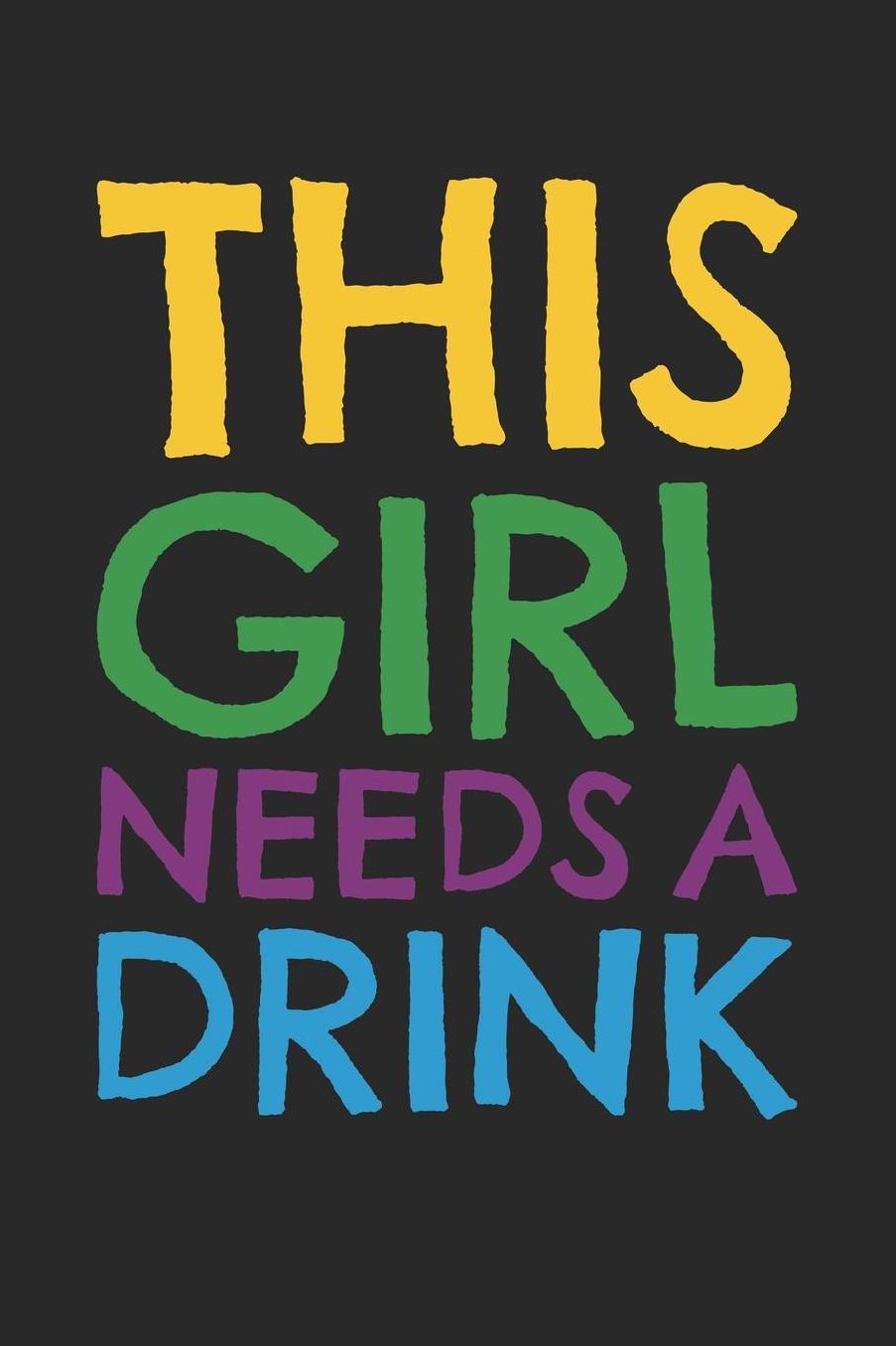 Mardi Gras Notebook - This Girl Needs A Drink Funny Mardi Gras - Mardi Gras Journal - Mardi Gras Diary: Medium College-Ruled Journey Diary, 110 page, Lined, 6x9 (15.2 x 22.9 cm)