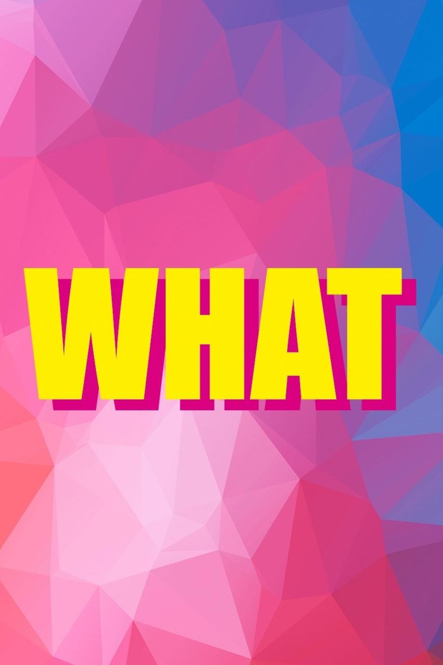What: Blank Lined Notebook (80's ) Geometric