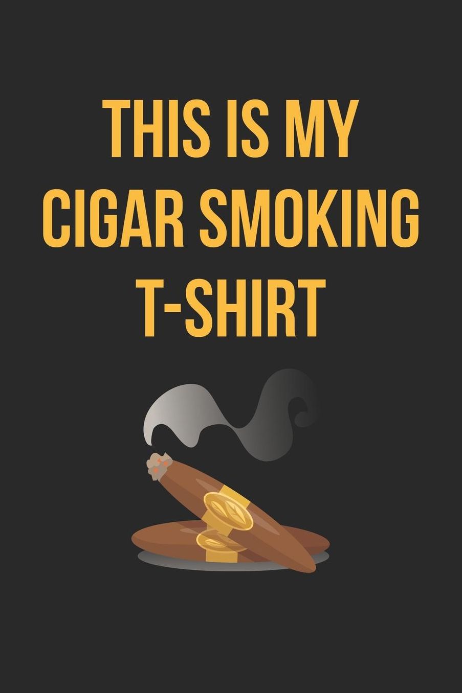 Cigar Lover Notebook - This Is My Cigar Smoking Cigar Lover Ashtray - Cigar Lover Journal: Medium College-Ruled Journey Diary, 110 page, Lined, 6x9 (15.2 x 22.9 cm)