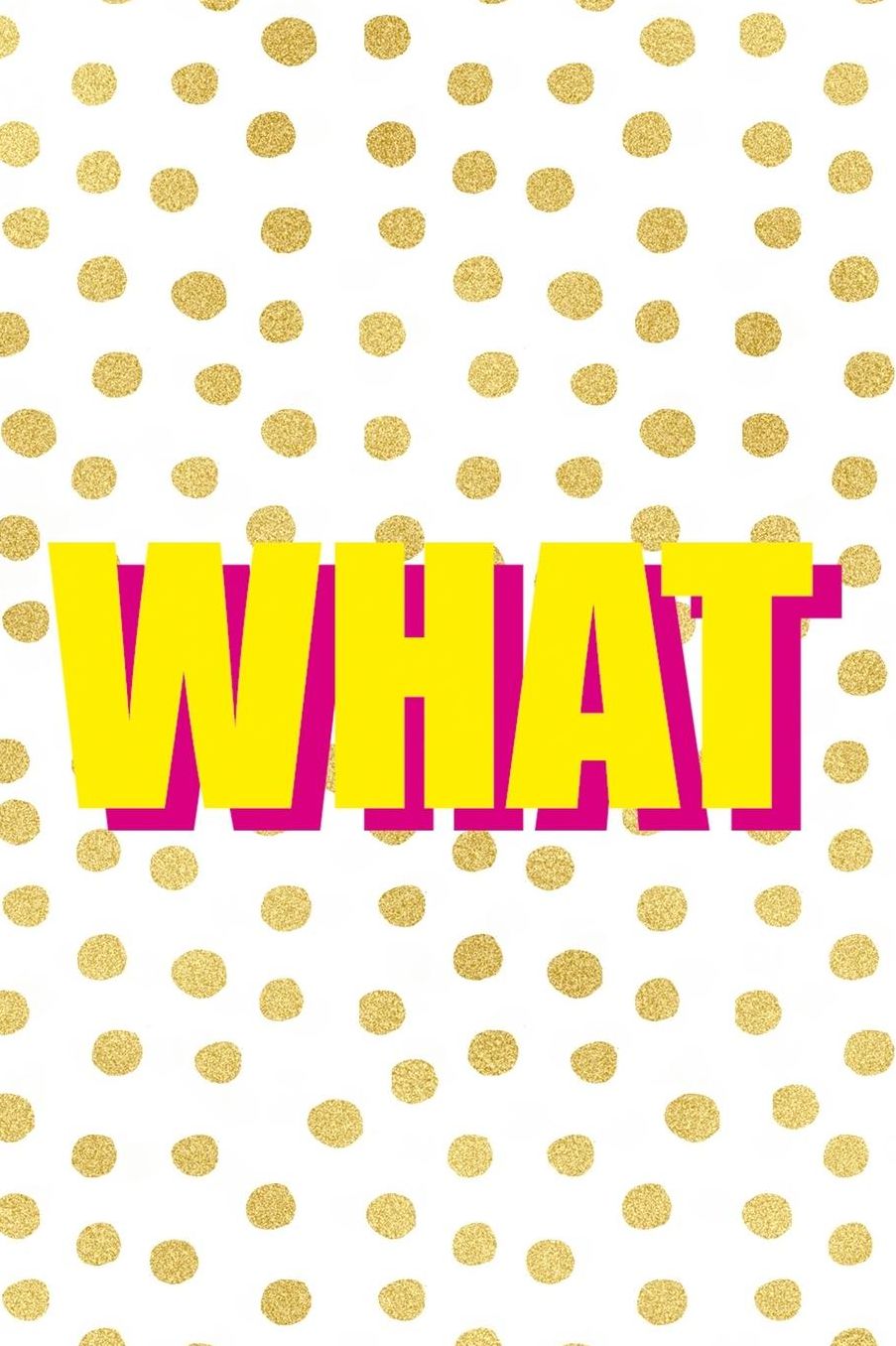 What: Blank Lined Notebook (80's ) Dots