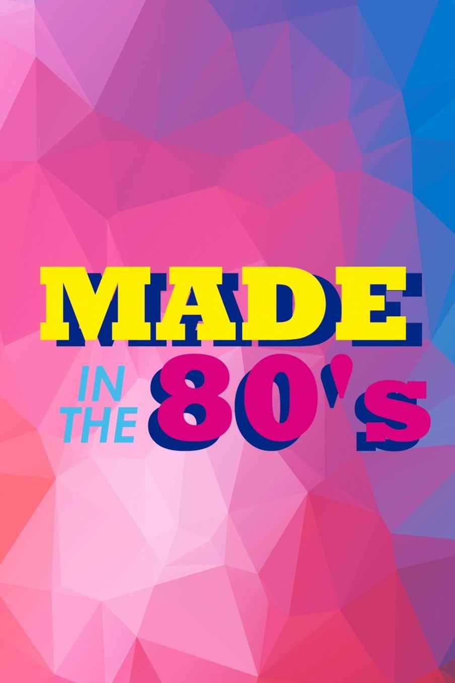 Made In The 80's: Blank Lined Notebook (80's ) Geometric