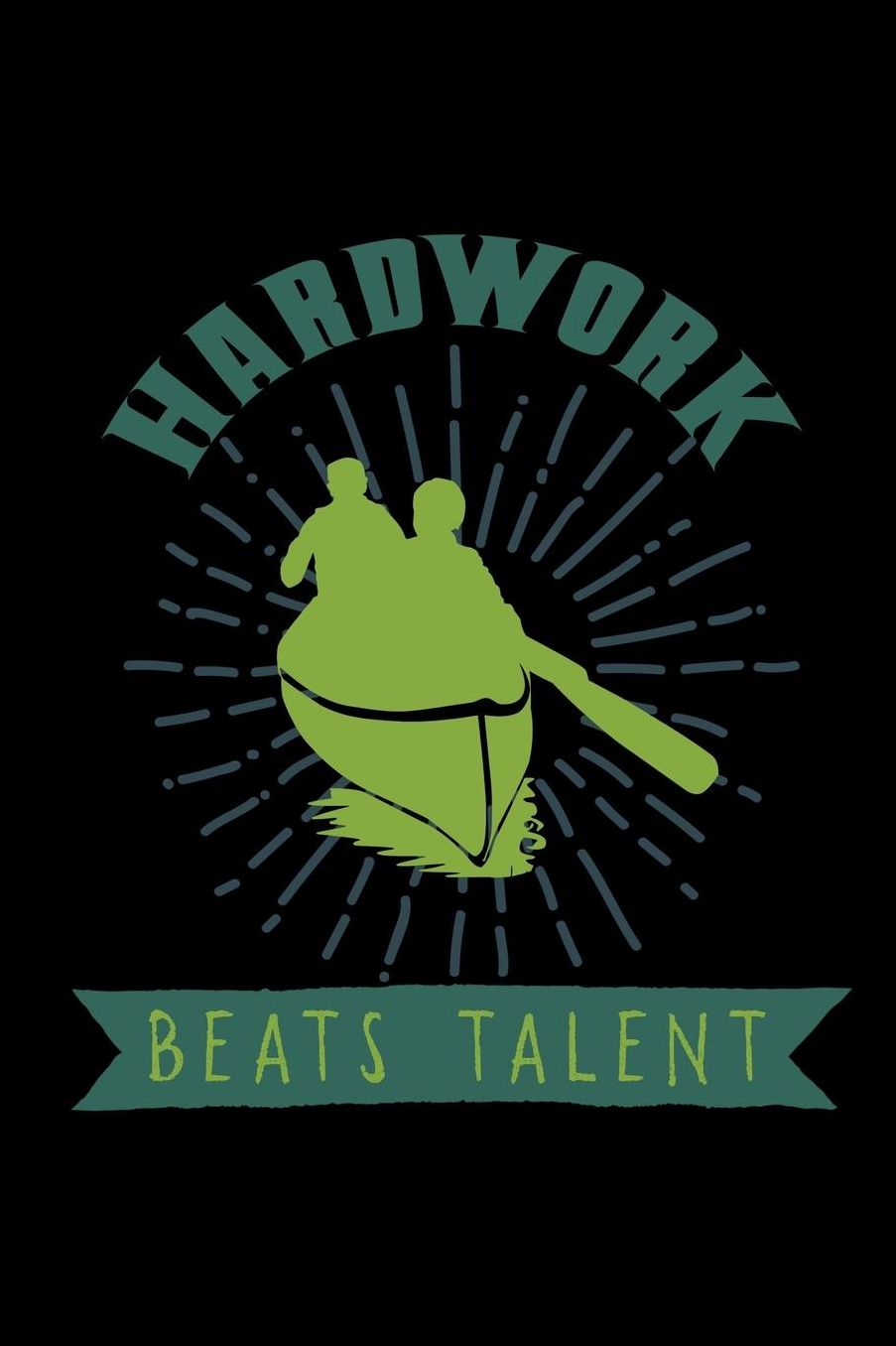 Hardwork beats talent: Notebook Journal Diary 110 Lined pages