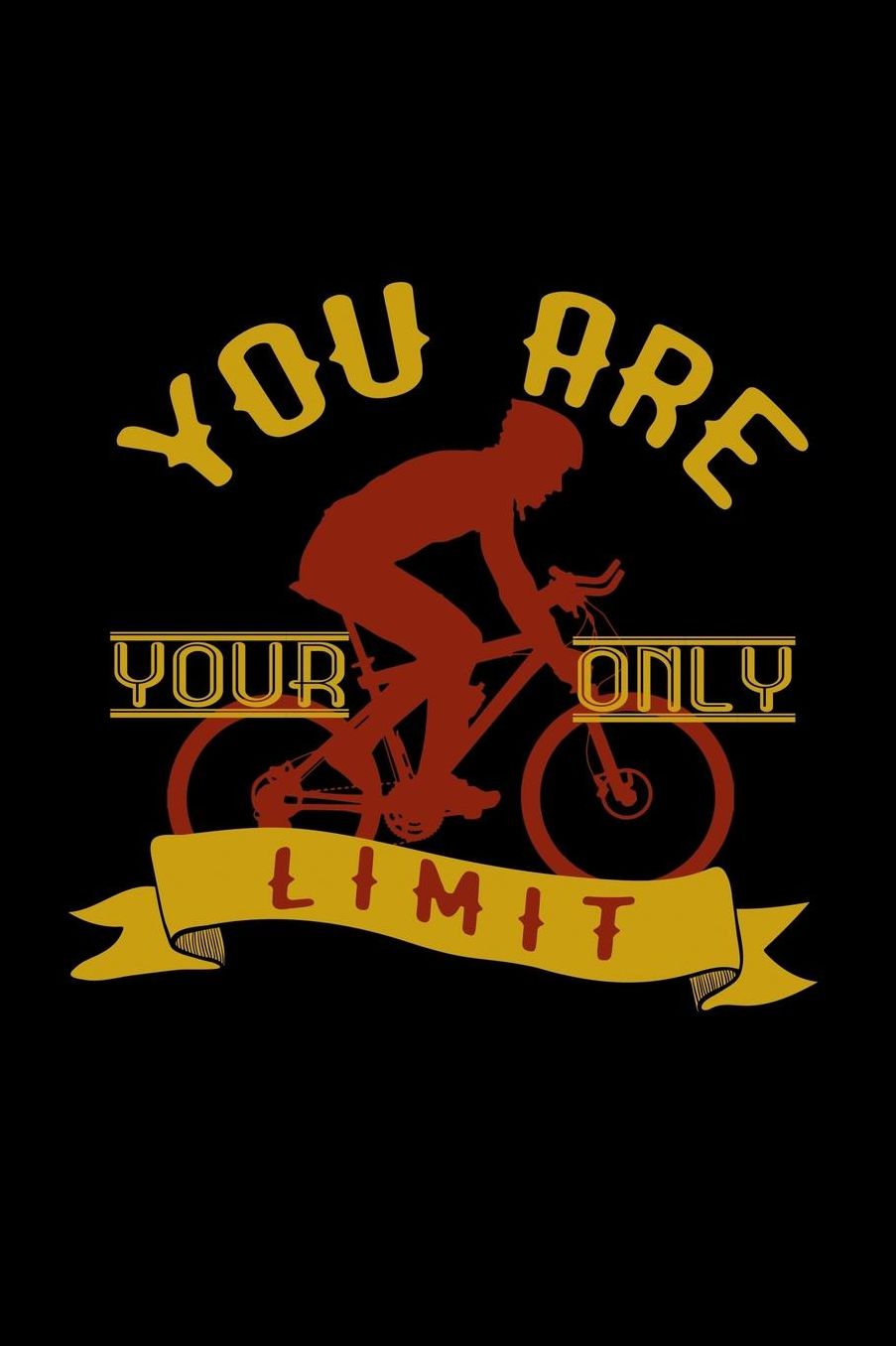 You are your only limit: Notebook Journal Diary 110 Lined pages