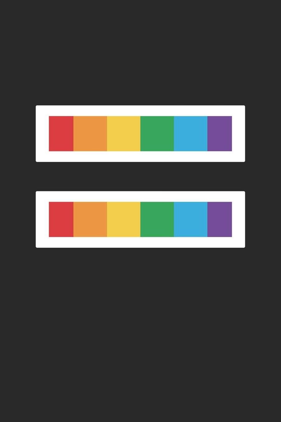 LGBT Notebook - LGBT Equality Rainbow LGBT Support Month Women Men - LGBT Journal: Medium College-Ruled Journey Diary, 110 page, Lined, 6x9 (15.2 x 22.9 cm)