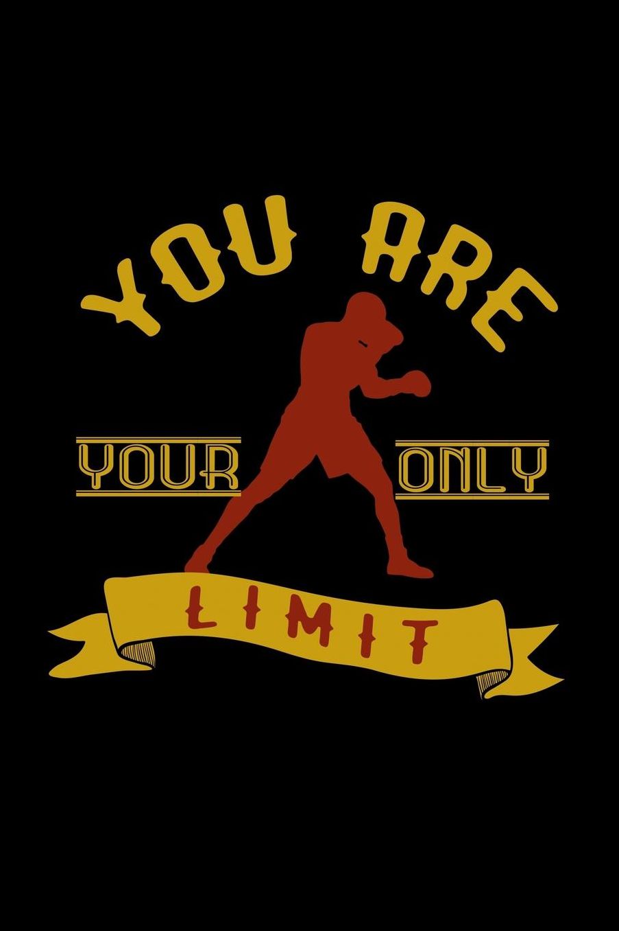 You are your only limit: Notebook Journal Diary 110 Lined pages