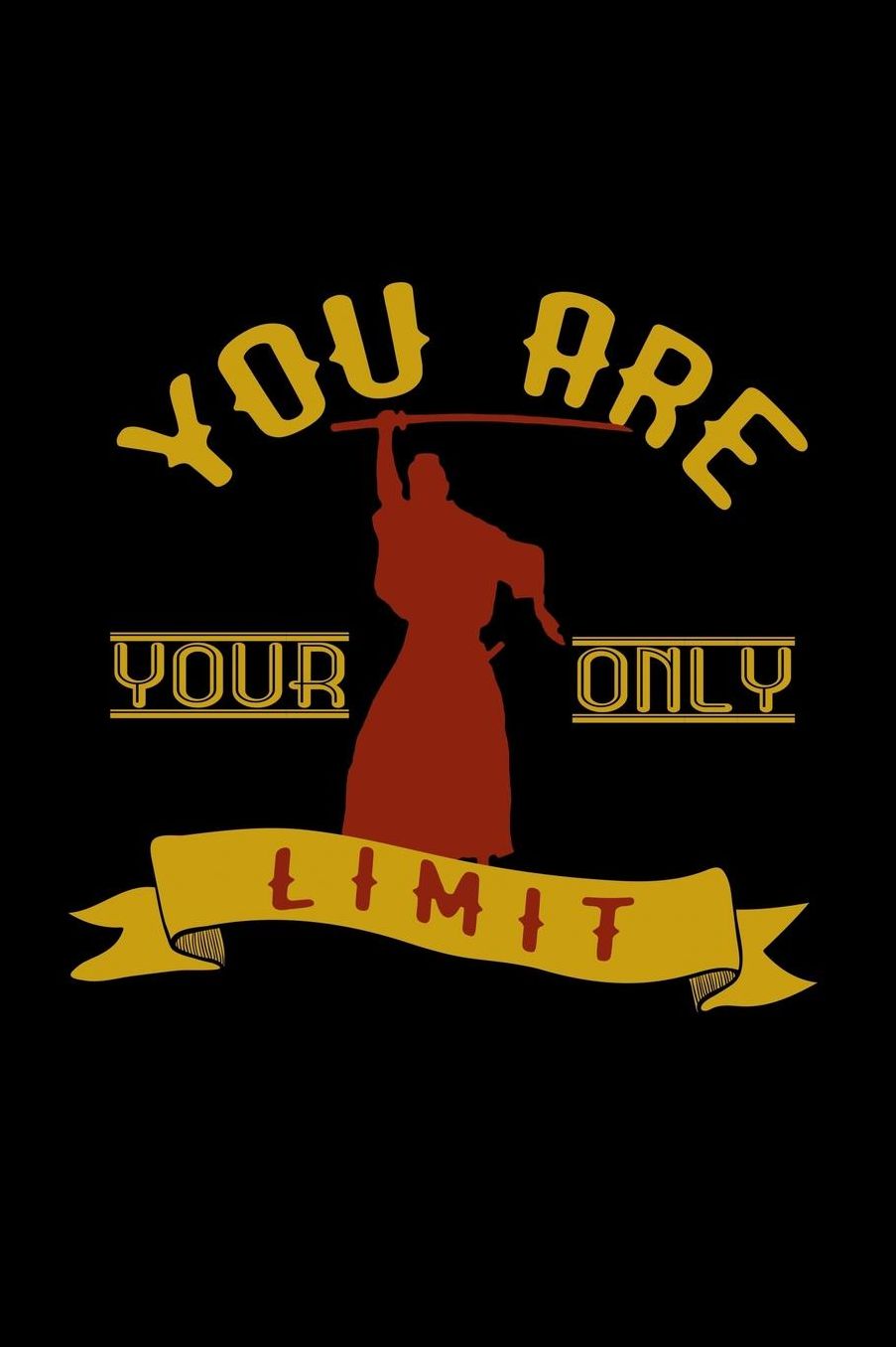 You are your only limit: Notebook Journal Diary 110 Lined pages