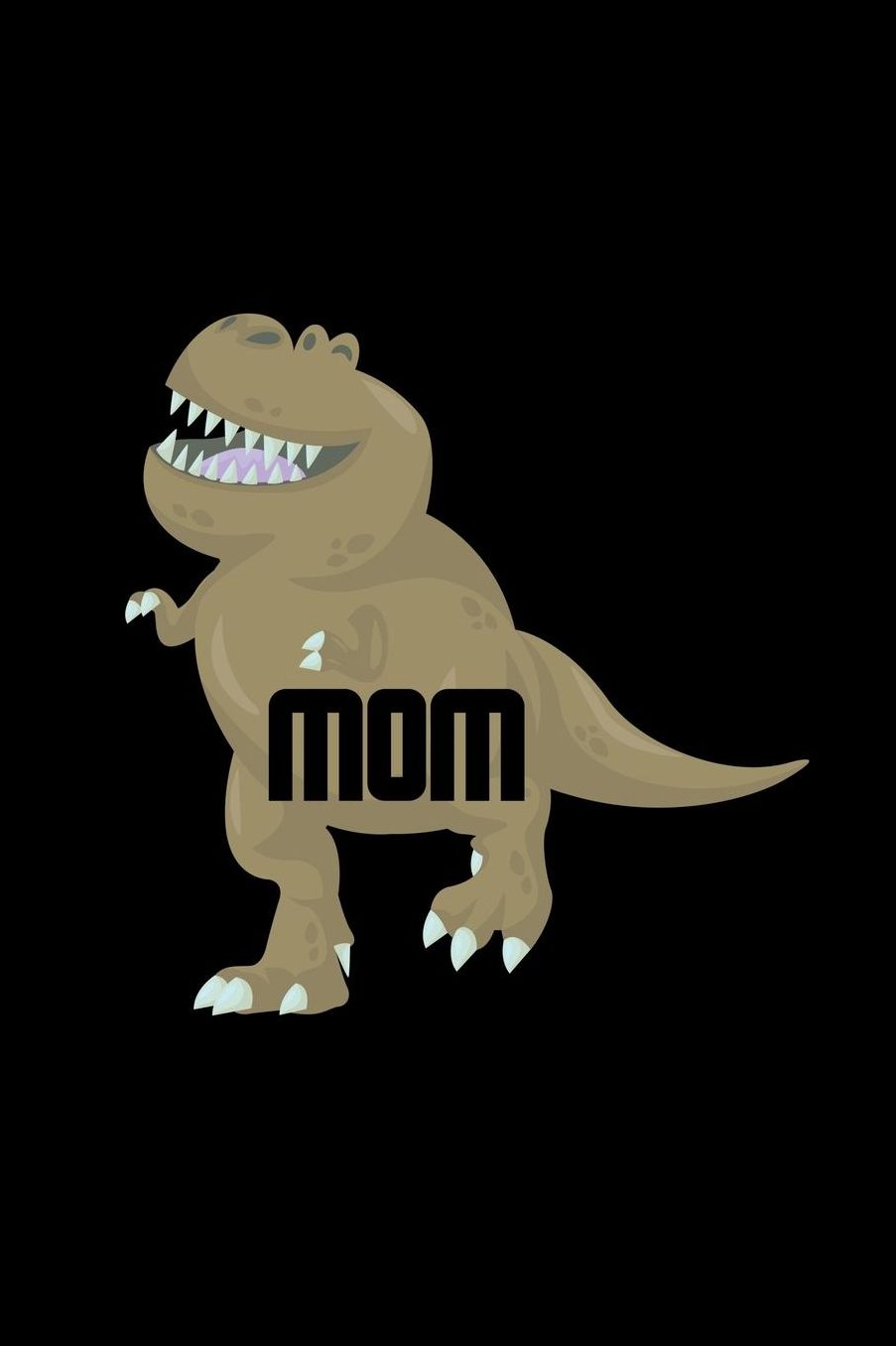 Mom Dinosaur: Notebook Journal Diary 110 Lined pages