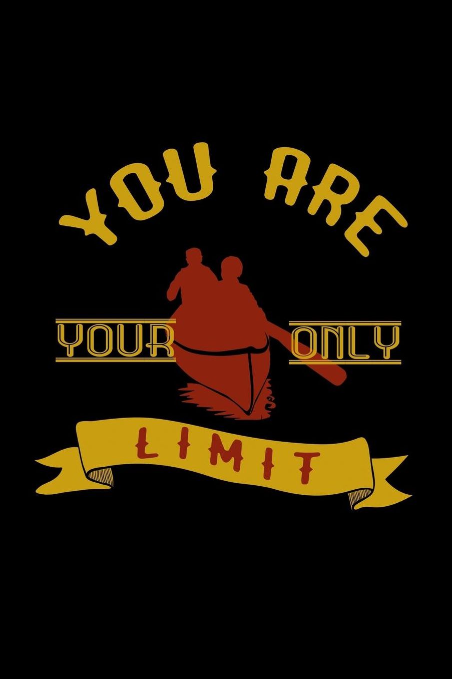 You are your only limit: Notebook Journal Diary 110 Lined pages