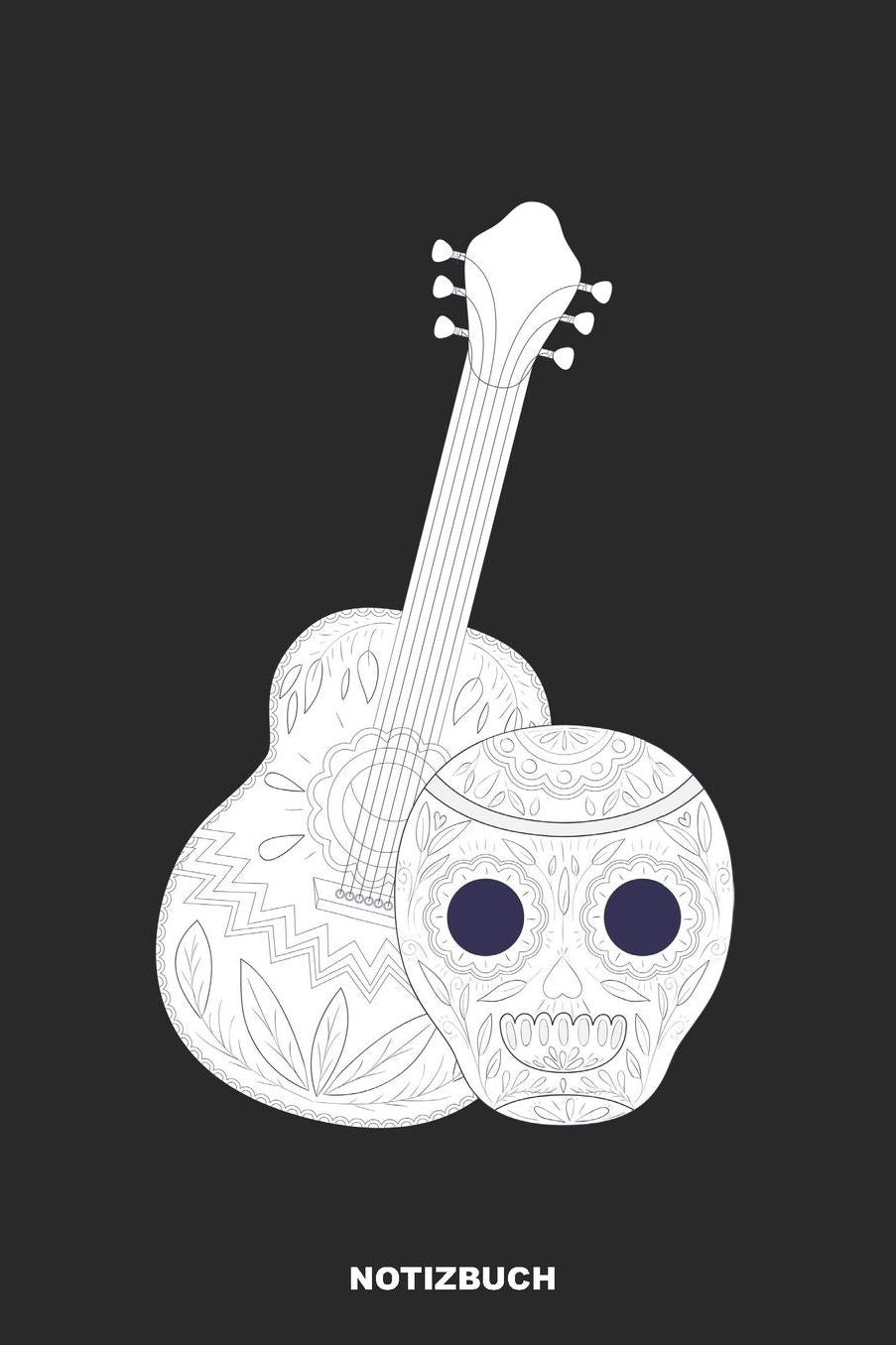 Notizbuch: Punktiertes Gitarre Notizbuch oder Giatrren Notizheft Gepunktet - Musik Journal fï¿½r Mï¿½nner und Frauen punktiert