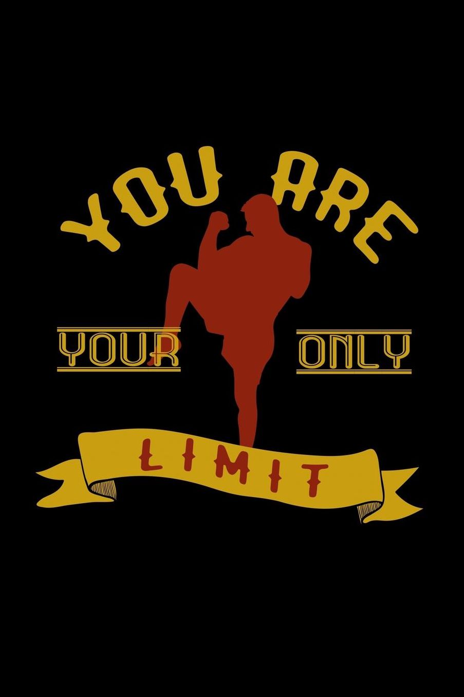 You are your only limit: Notebook Journal Diary 110 Lined pages