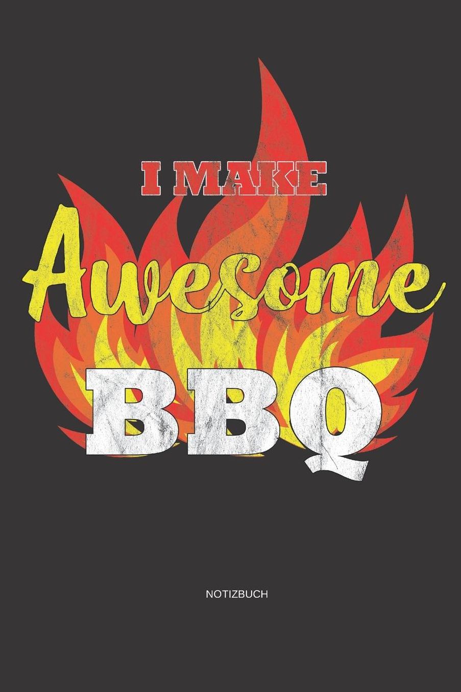 Notizbuch: BBQ Mandala Notizbuch / Tagebuch / Journal mit 120 leeren Linierte Seiten Papa, Koch, Grillmeister