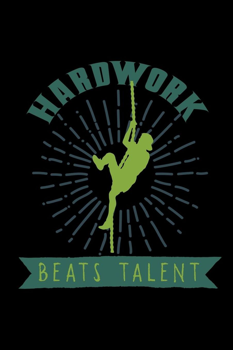Hardwork beats talent: Notebook Journal Diary 110 Lined pages