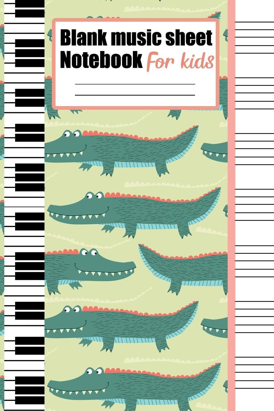 Blank music sheet notebook for kids: 100 pages Music Manuscript Composing Paper for Musicians, Students, and Songwriting fans who like to write their notes