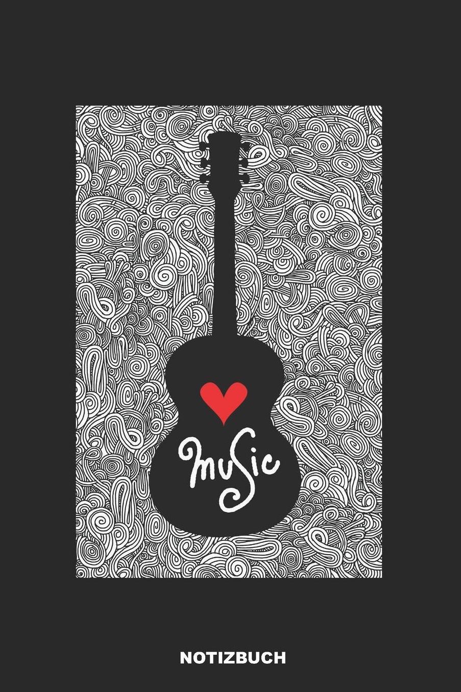 Notizbuch: Punktiertes Gitarre Notizbuch oder Giatrren Notizheft Gepunktet - Musik Journal fï¿½r Mï¿½nner und Frauen punktiert