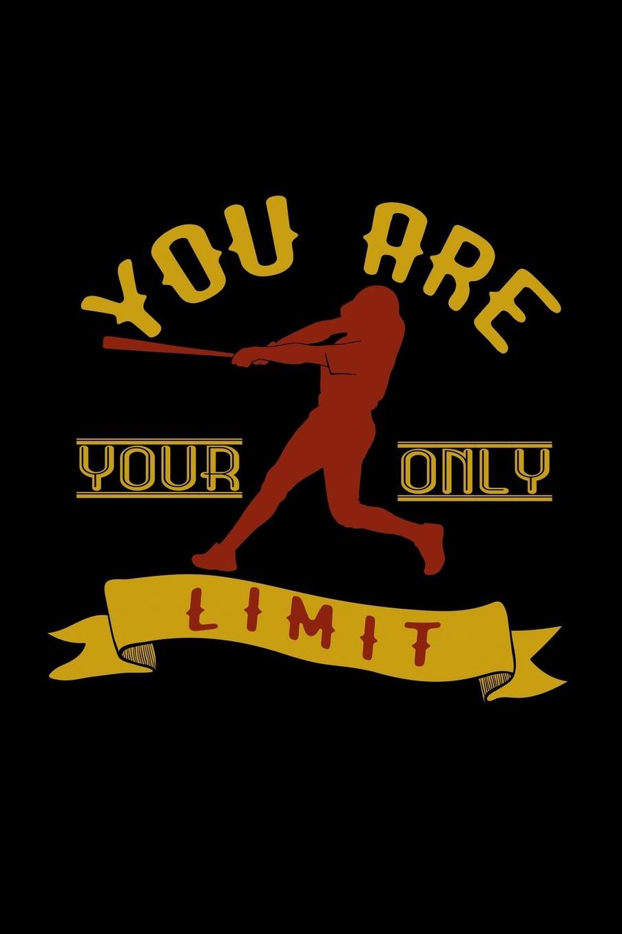 You are your only limit: Notebook Journal Diary 110 Lined pages