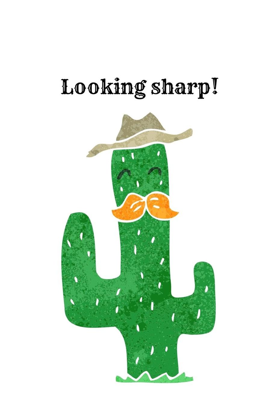 Looking sharp!: Funny Quote Notebook/Journal/Diary (6 x 9) 120 Lined pages