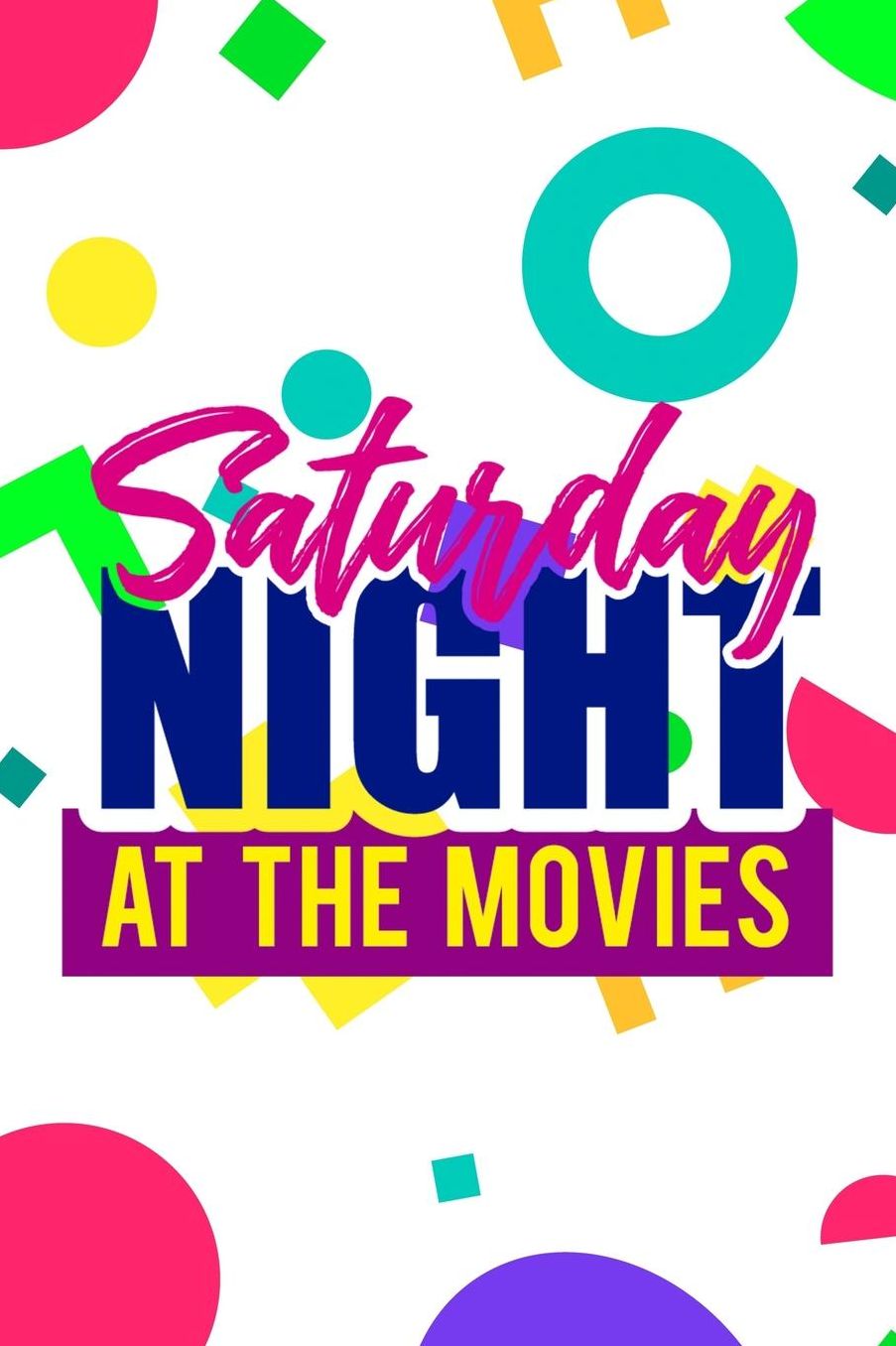Saturday Night At The Movies: Blank Lined Notebook (80's ) Rad