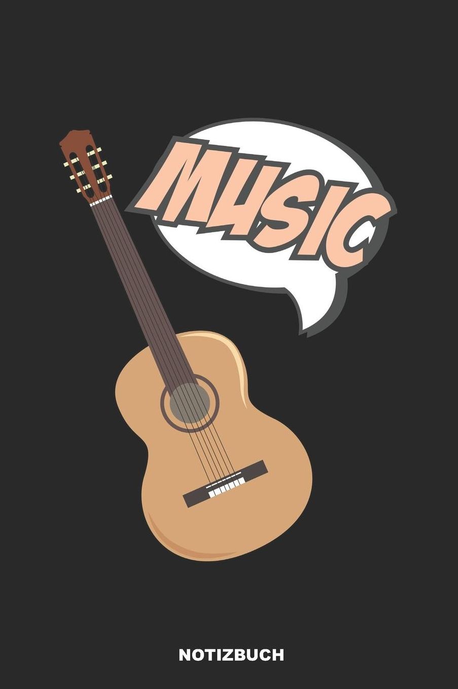 Notizbuch: Punktiertes Gitarre Notizbuch oder Giatrren Notizheft Gepunktet - Musik Journal fï¿½r Mï¿½nner und Frauen punktiert