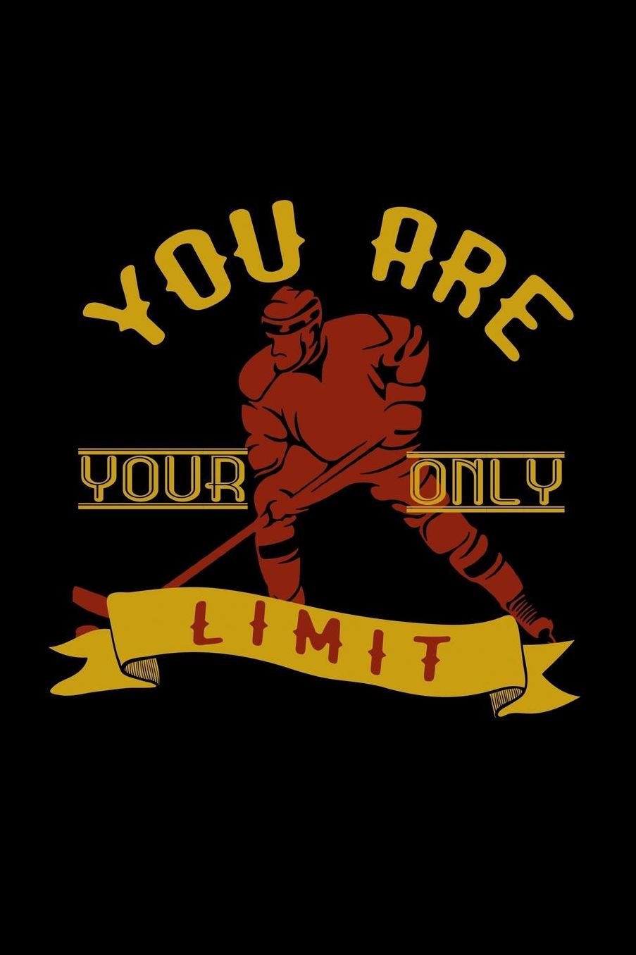 You are your only limit: Notebook Journal Diary 110 Lined pages