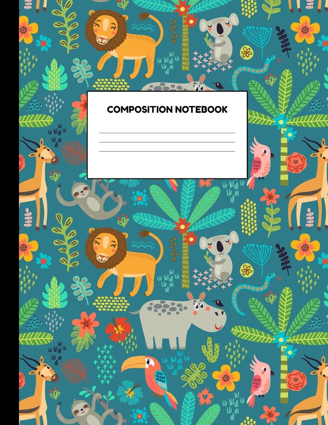 Composition Notebook: Wide Ruled Paper Notebook Journal - Blank Lined Workbook for Teens Kids Students Girls for Home School College for Writing Notes