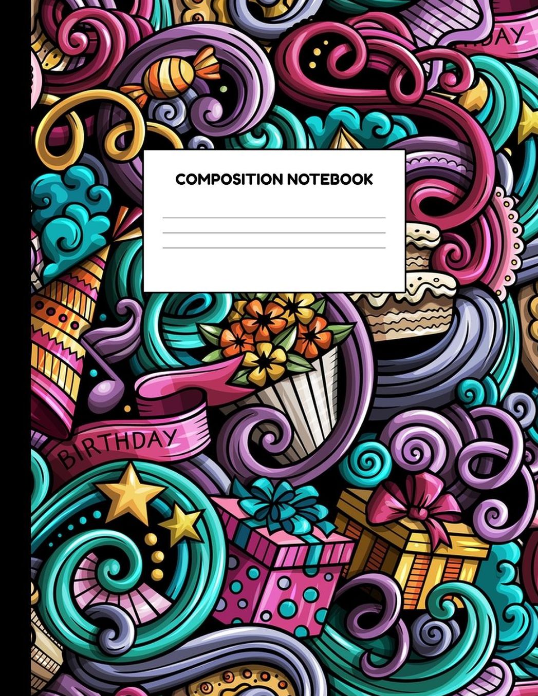 Composition Notebook: Wide Ruled Paper Notebook Journal - Blank Lined Workbook for Teens Kids Students Girls for Home School College for Writing Notes