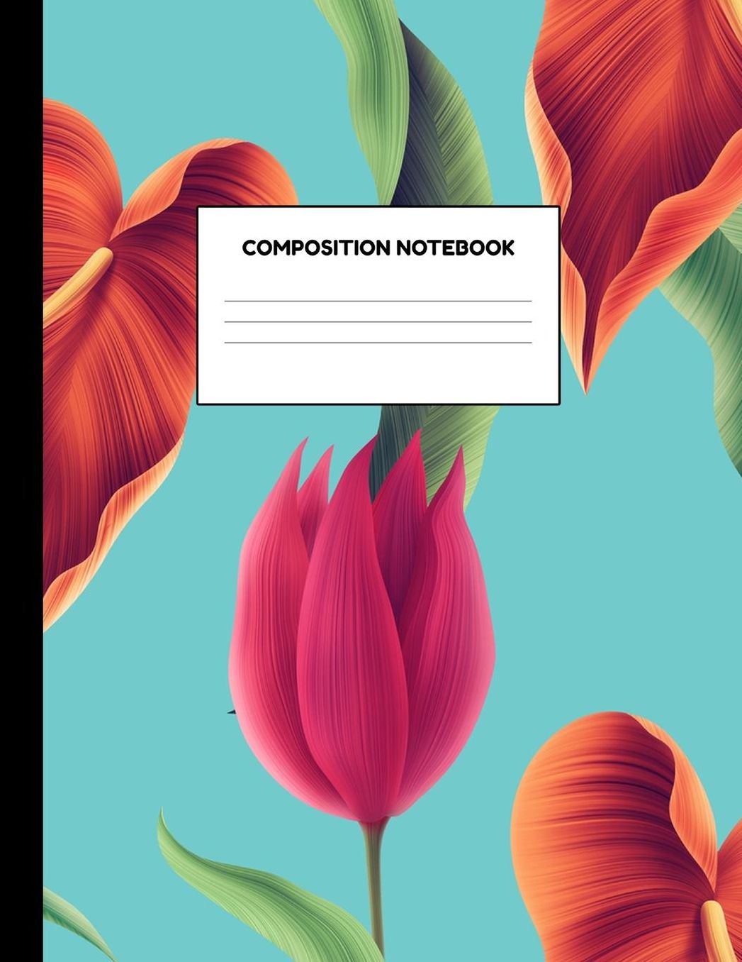 Composition Notebook: Wide Ruled Paper Notebook Journal - Blank Lined Workbook for Teens Kids Students Girls for Home School College for Writing Notes